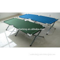 Fashionable new style white padded folding camping bed